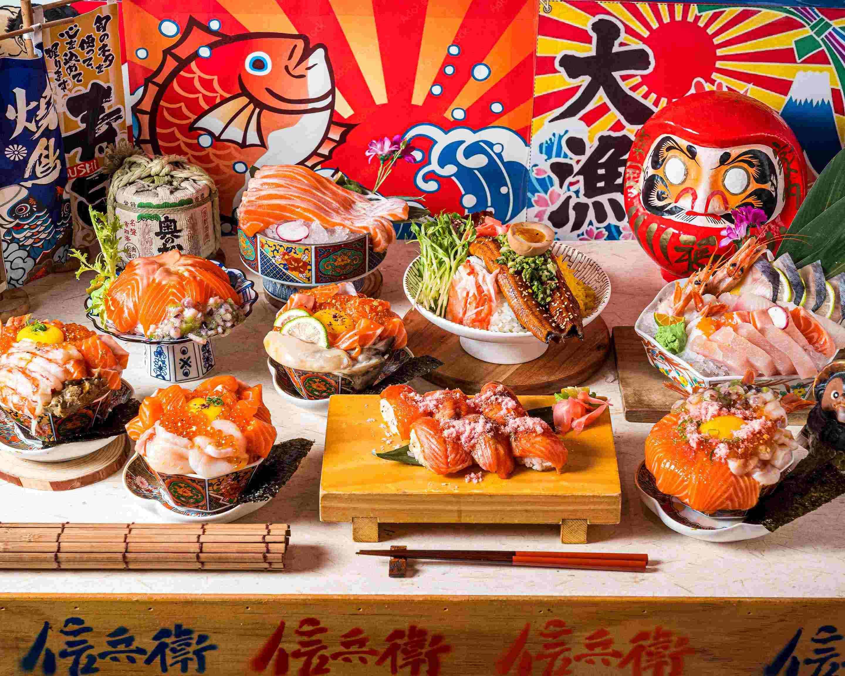 Shinbei Handmade Exaggerated Donburi Sushi South Gate Store